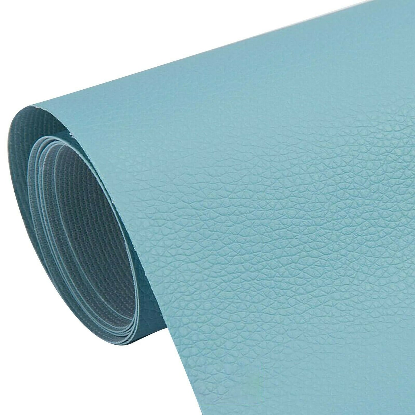 Self-Adhesive Leather Repair Patch Stick on Sofa Repairing Car Bag Seat - Sky Blue, 20X30cm image