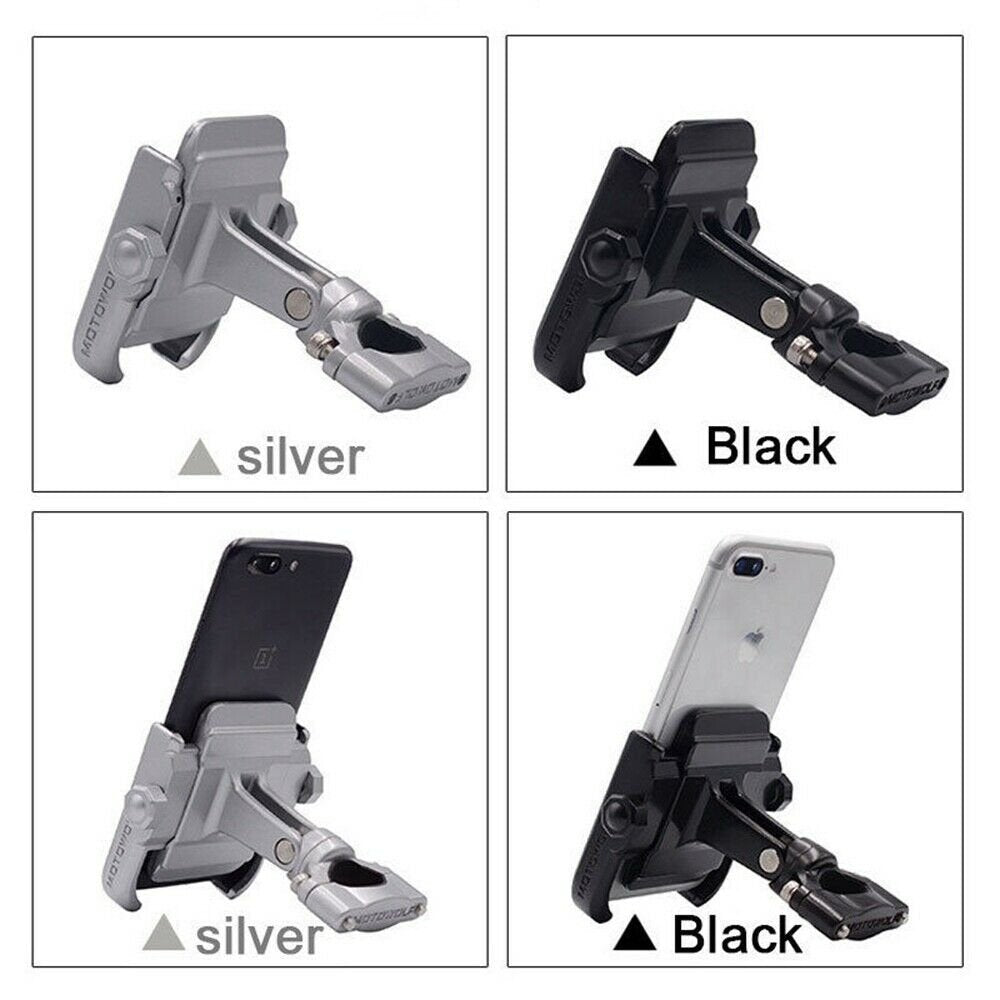 Premium Motorcycle Cell Phone Holder Handlebar Mount image 2