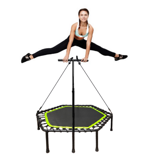Premium Foldable Exercise Rebounder Workout Trampoline image 0