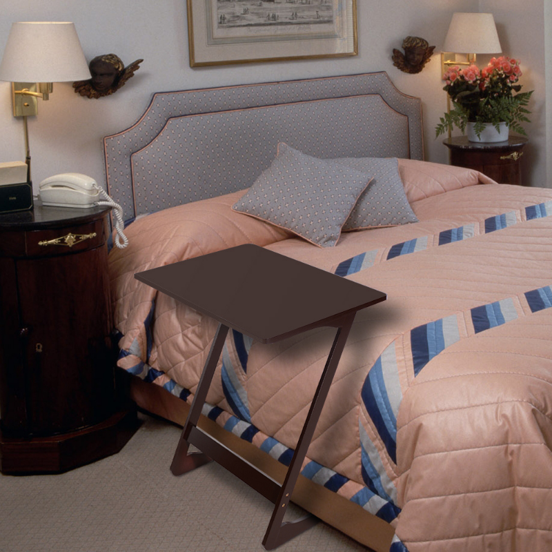 Large Bedside Couch TV Dinner Standing Tray Table image 7