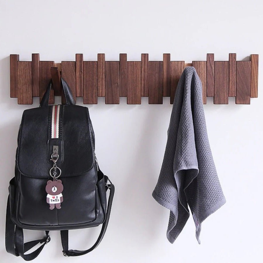Luxury Wooden Coatrack - Walnut Wood, 4 image