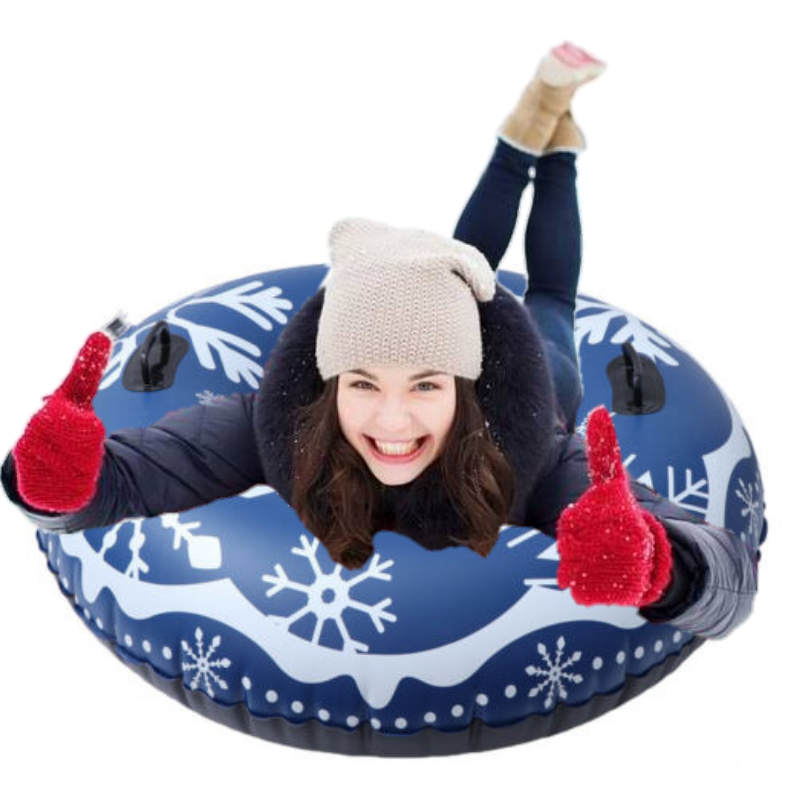 Inflatable Adult / Kids Snow Sledding Inner Tube image 0