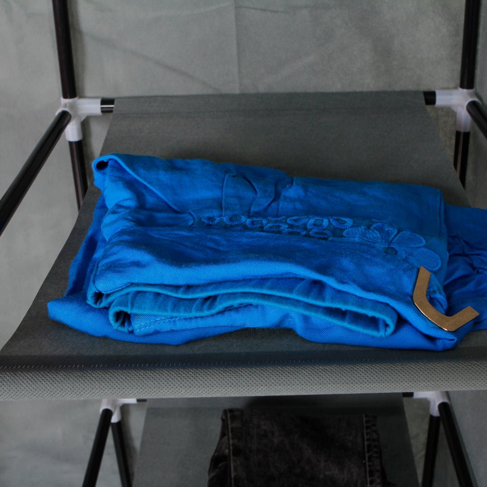 Portable Wardrobe Clothes Closet Heavy Duty Storage Organizer image 6