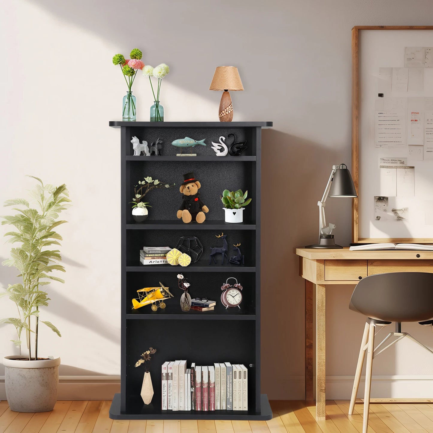 Large Spacious DVD Media Storage Shelf Cabinet image 4