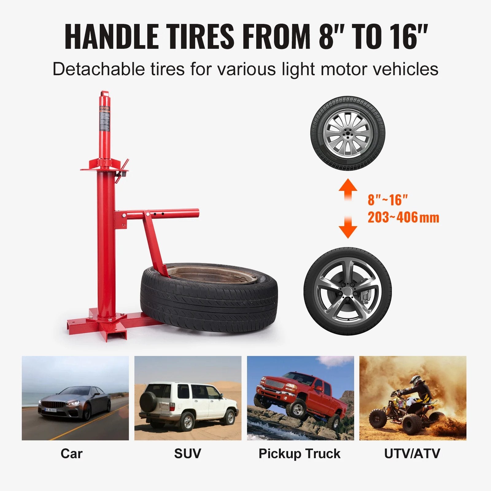 Portable Manual Mobile Tire Changer image 1