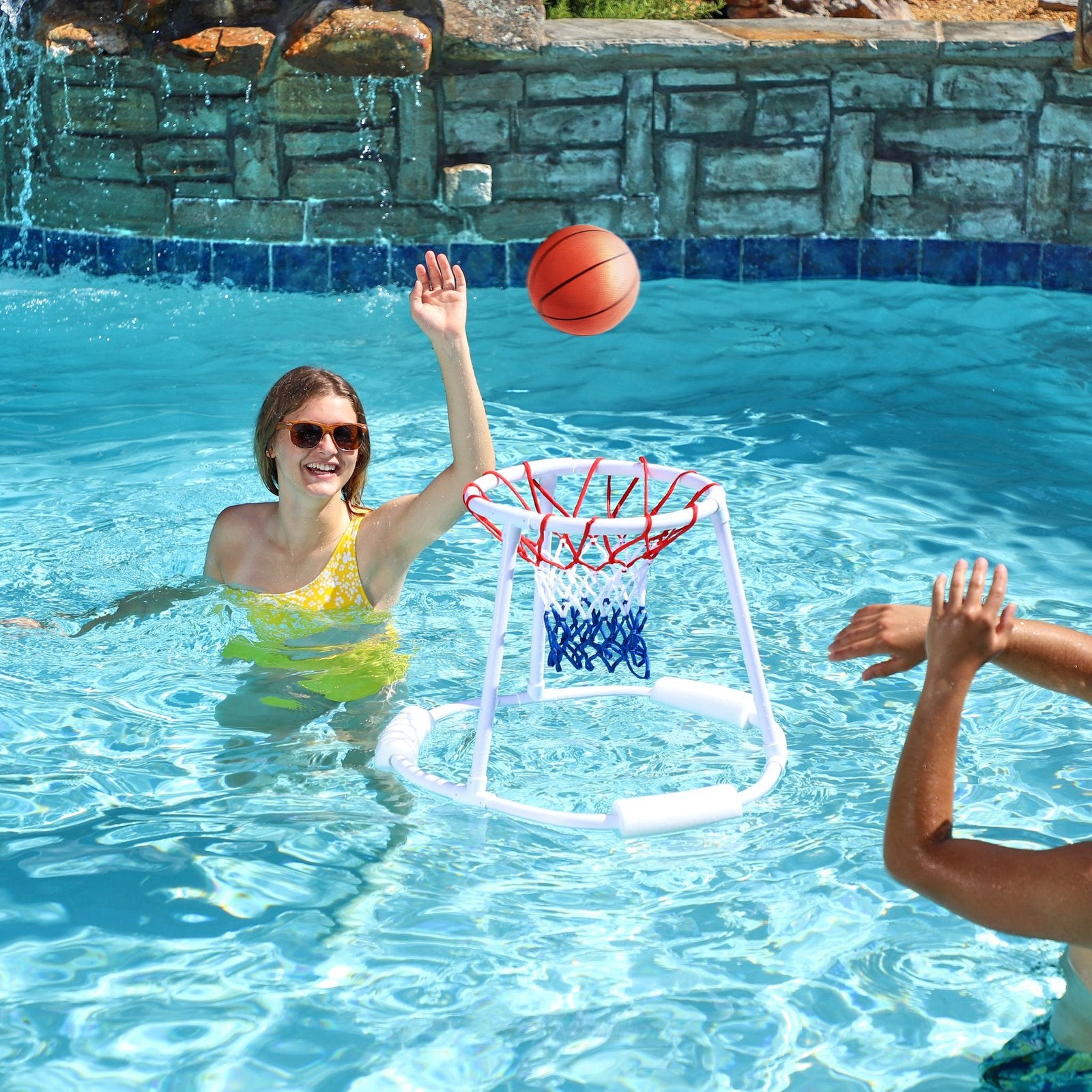 Premium Floating Swimming Pool Basketball Hoop image 0