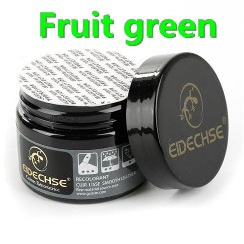 Leather Restoration Repairing Cream For Car Recoloring Kit - Fruit Green image