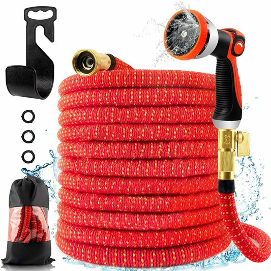 Large Heavy Duty Expandable Collapsing Flexible Garden Water Hose image 0