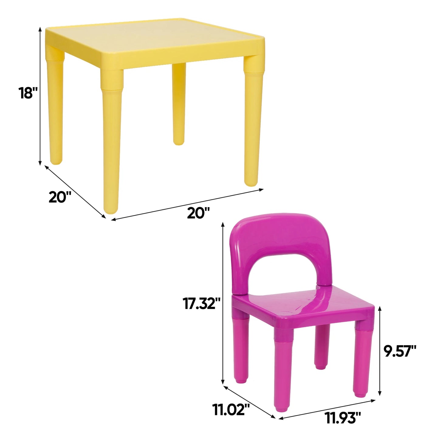 Colorful Kids Activity Learning Play Table And Chairs Set image 10