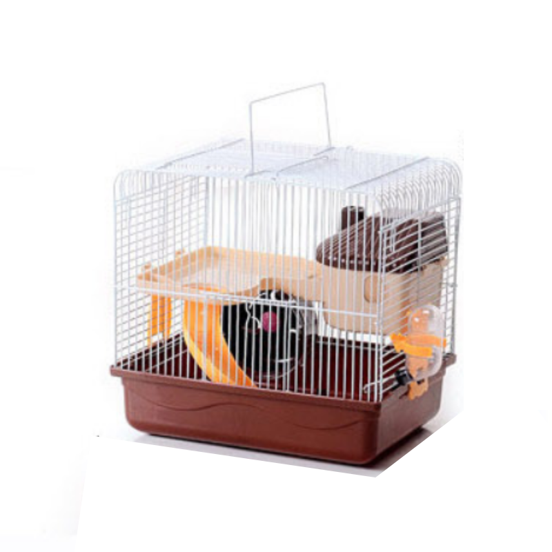 Premium Hamster Space Home Cage Enclosure - Brown (small) image