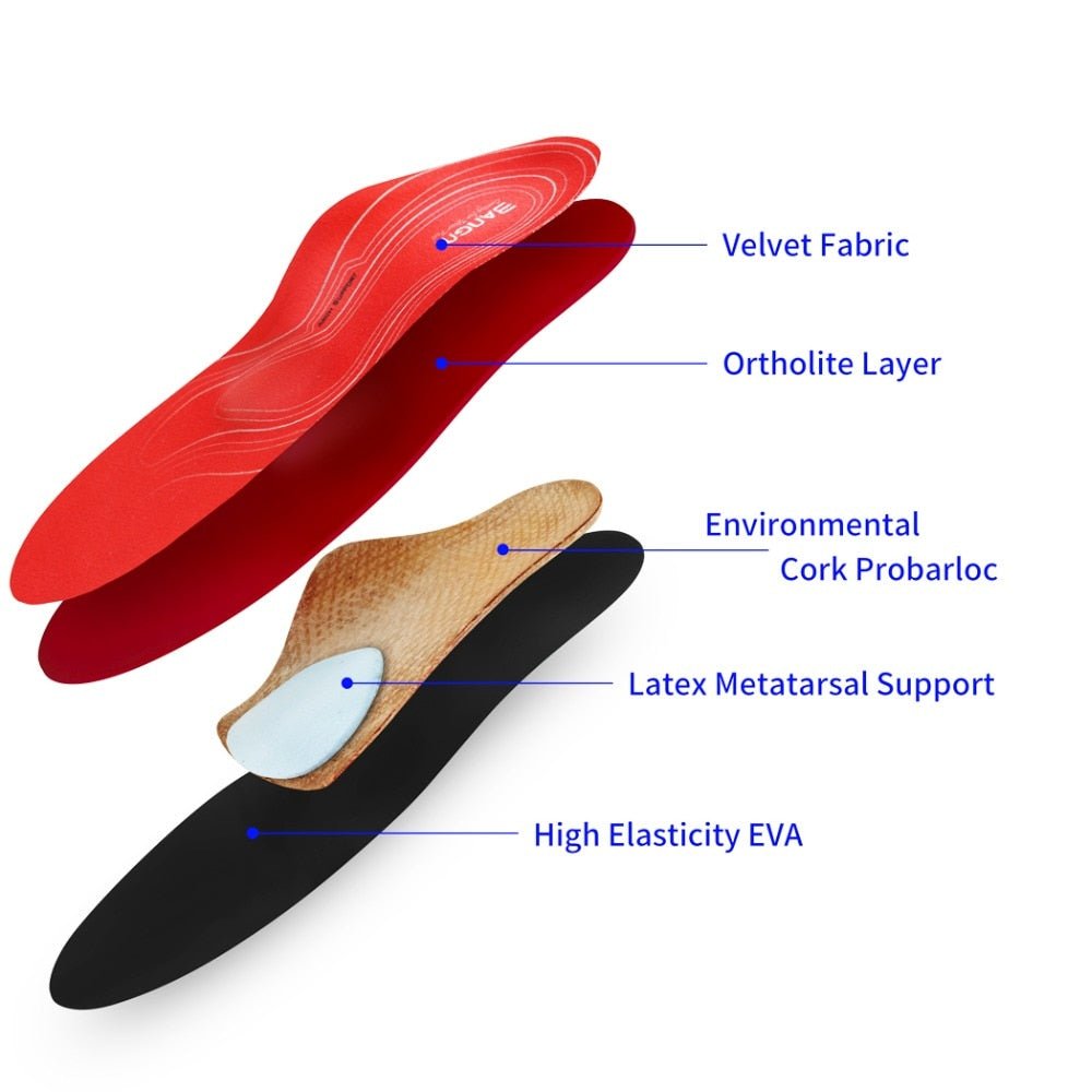 High Arch Support Inserts Flat Feet Shoe Insoles image 2