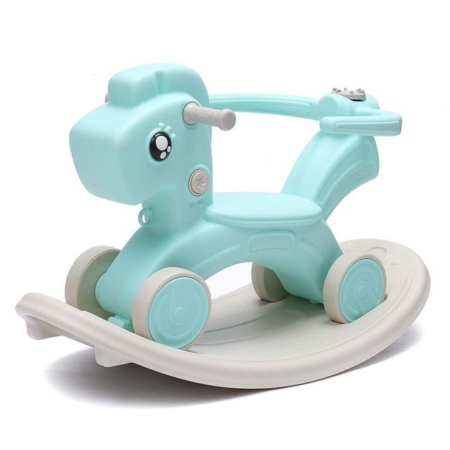 Premium Baby Rocking Horse Toy - Green image