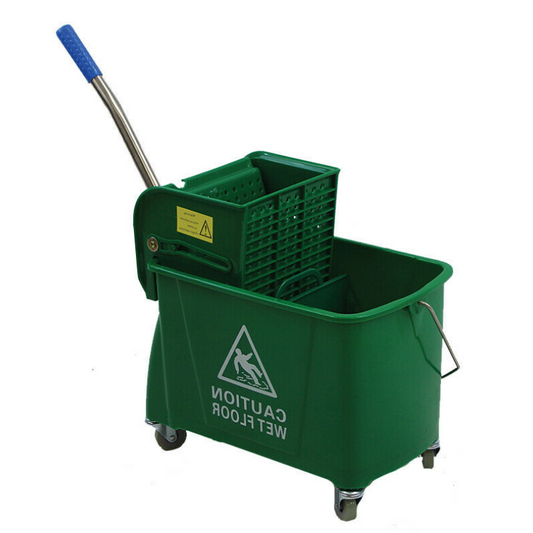 Large Commercial/Home Mop Bucket With Wringer 24 Qt image 0