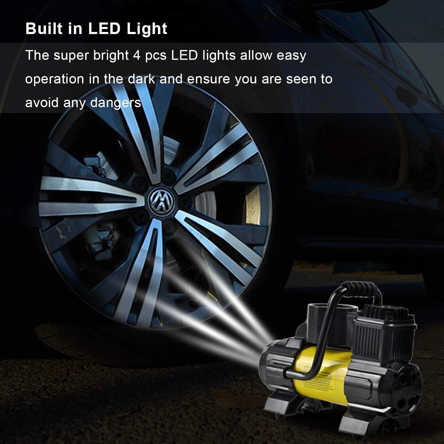 Portable Car Air Compressor With Digital Tire Inflator image 5