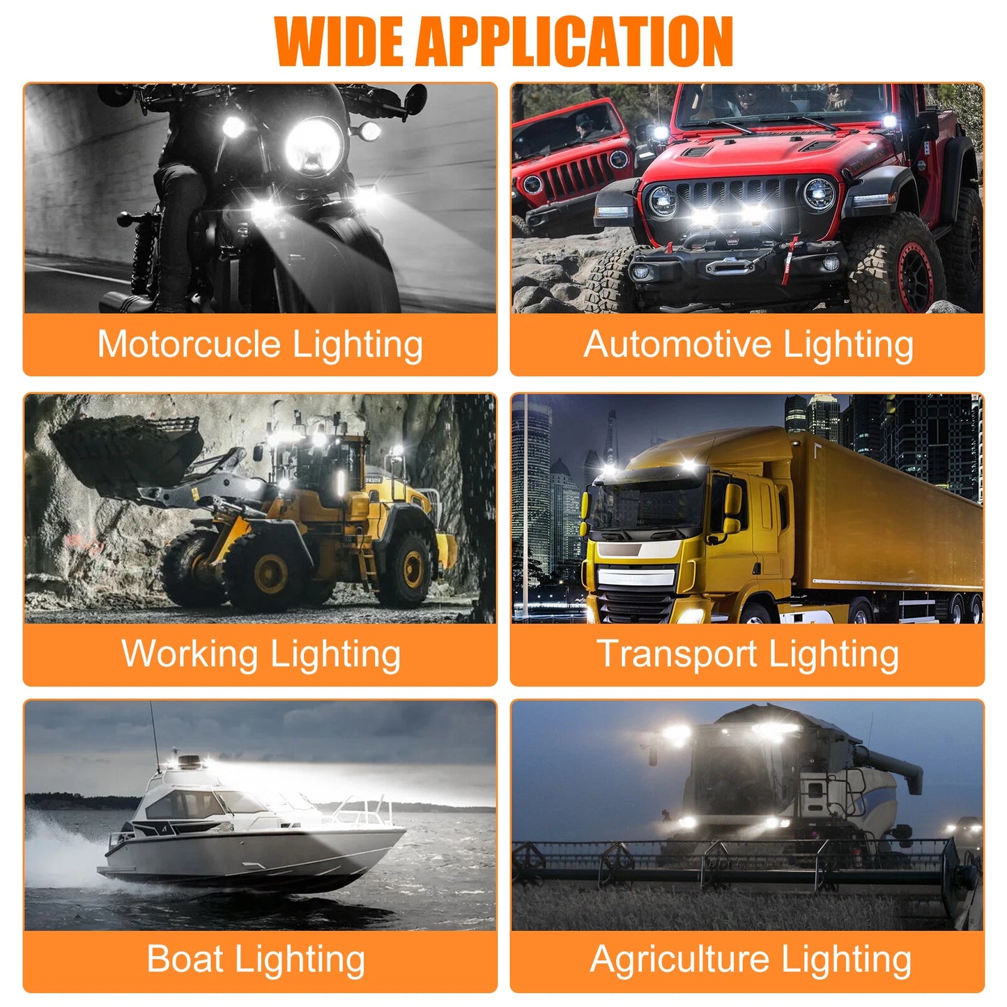 800W LED Car Fog Lights Lamp image 1