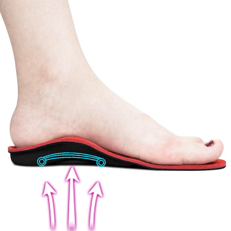 High Arch Support Inserts Flat Feet Shoe Insoles - US-11-295mm image