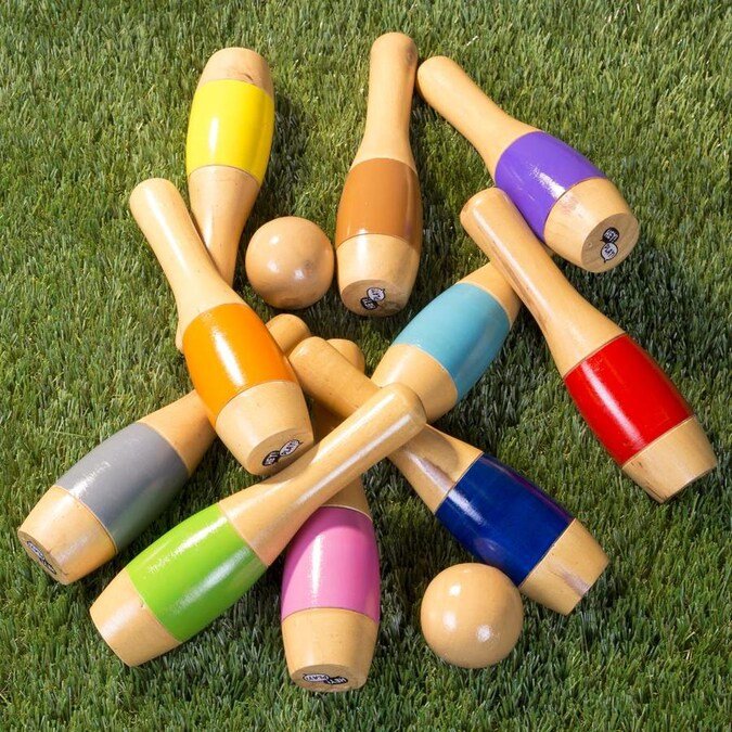 Ultimate Outdoor Wooden Lawn Bowling Set image 4