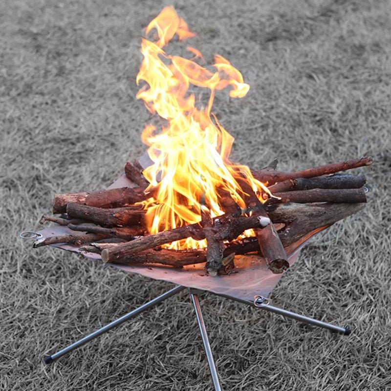 Portable Camping Bonfire Fire Ring Pit image 0