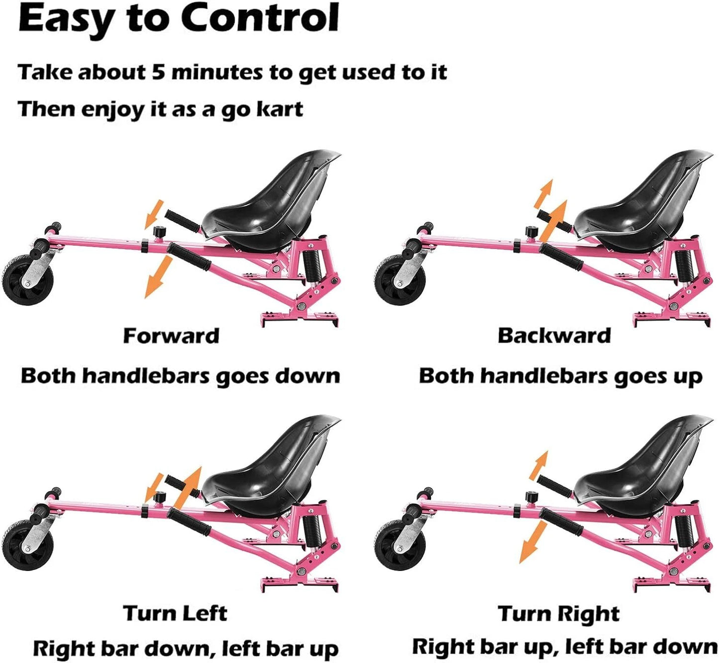 Premium Hover Board Go Kart Seat Attachment image 3