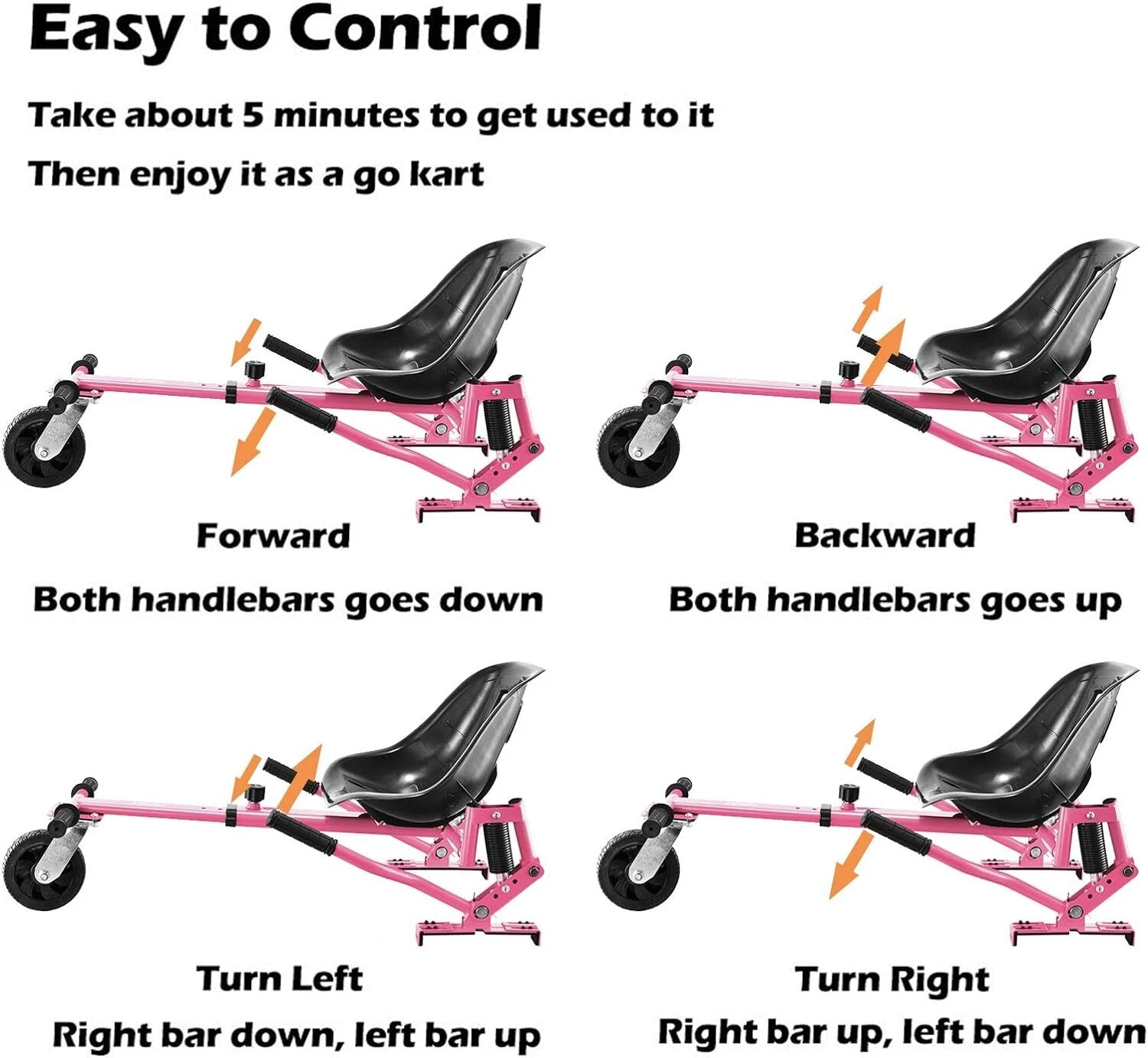 Premium Hover Board Go Kart Seat Attachment image 3