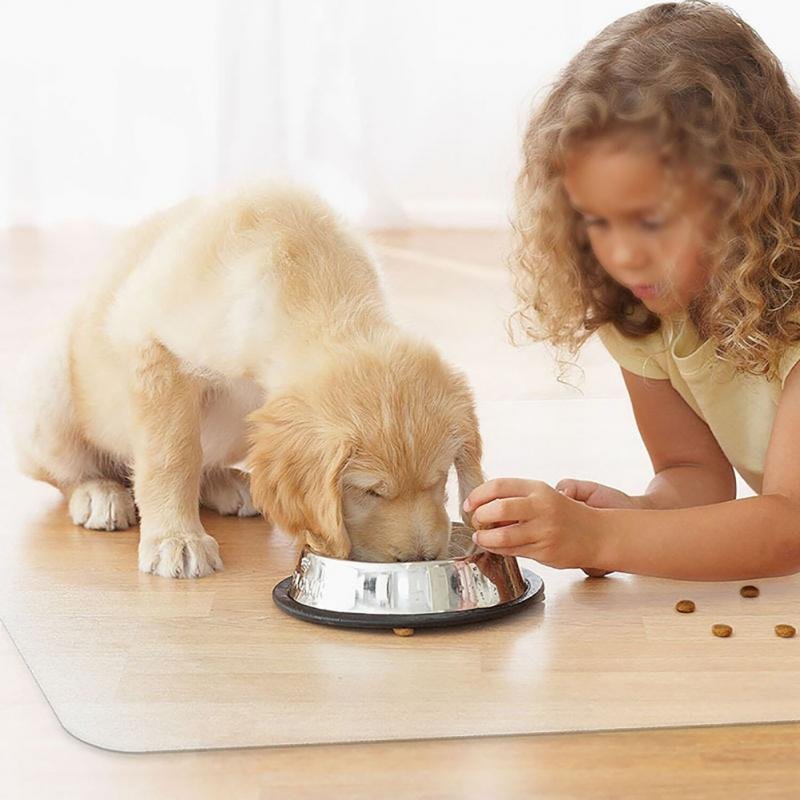 Transparent Office Rolling Computer Desk Chair Mat image 5