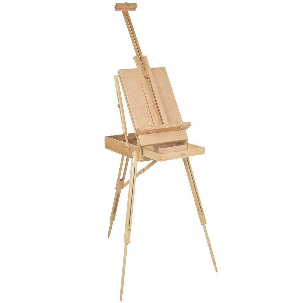 Portable Wheeled Floor Standing Painter Art Display Easel Stand image 0