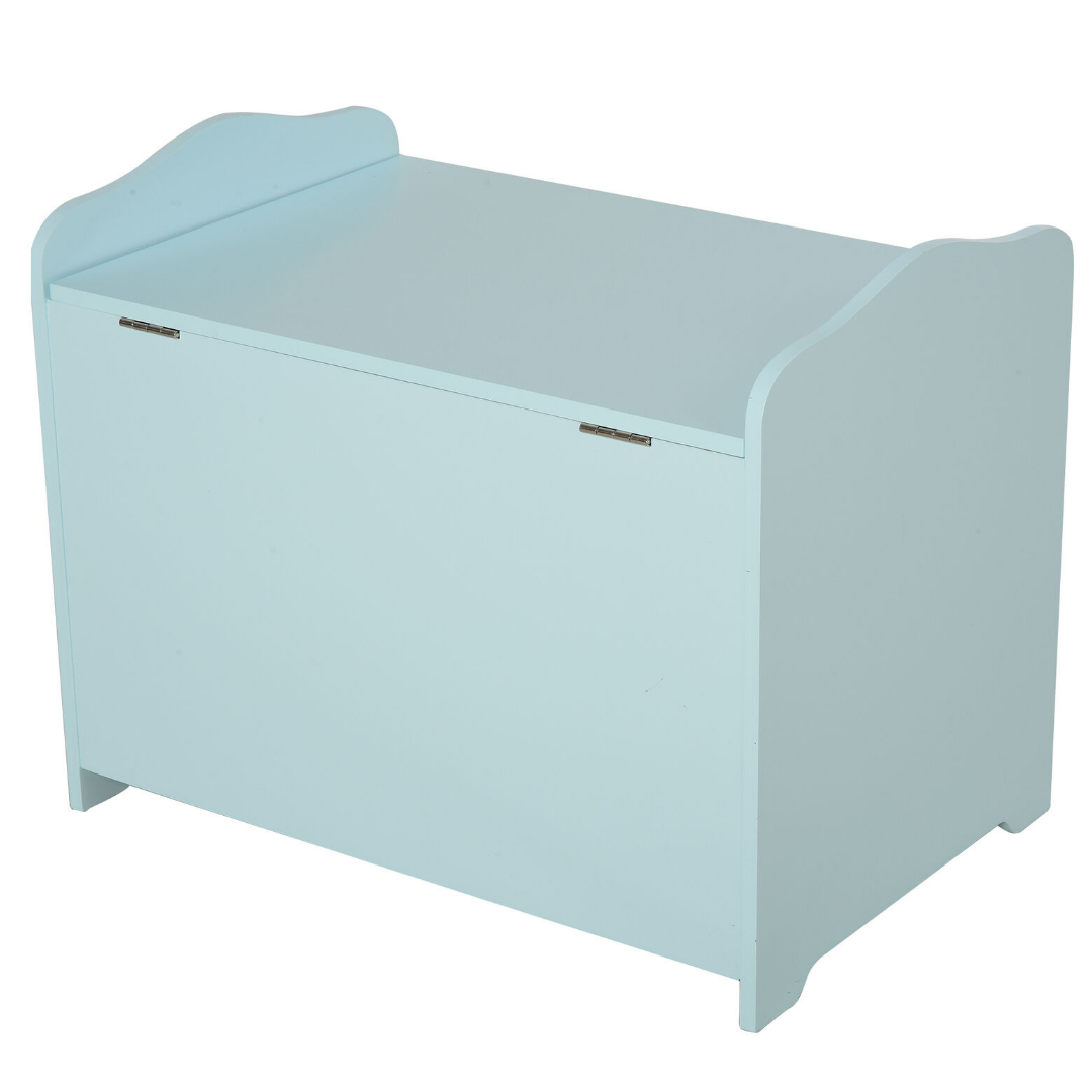 Kids Large Wooden Toy Storage Chest Box image 3