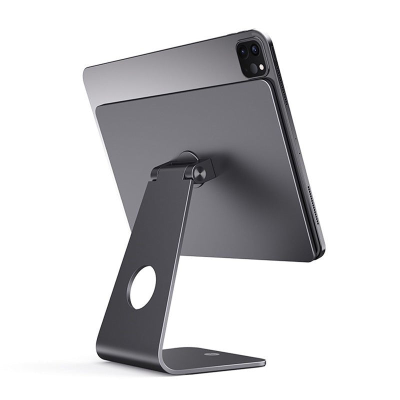 Household Tablet Magnetic Bracket Rotating Desktop - Space grey, 12.9inches image