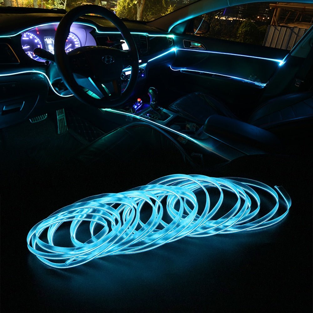 Car Interior LED Ambient Lights - Ice Blue image