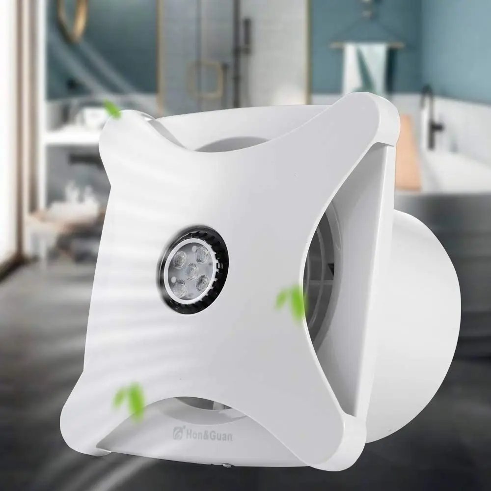 Premium Bathroom Ceiling Vent Exhaust Fan With Light image 1