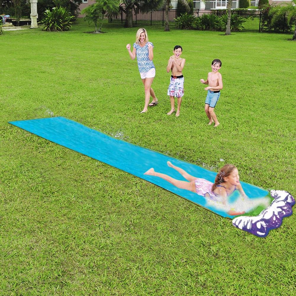 Long Kids Racing Home Water Slide 15' image 5