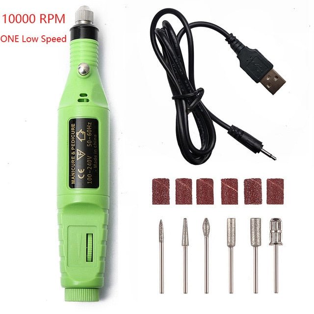 Portable Electric Nail File Drill Machine Kit image 9