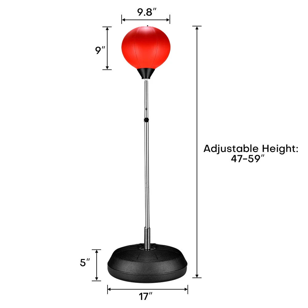 Adjustable Free Standing Boxing Reflex Punch Bag image 9