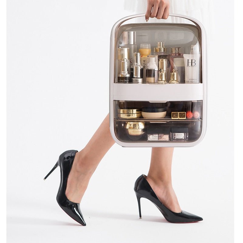 Portable Makeup Brush Drawer Organizer Box image 8