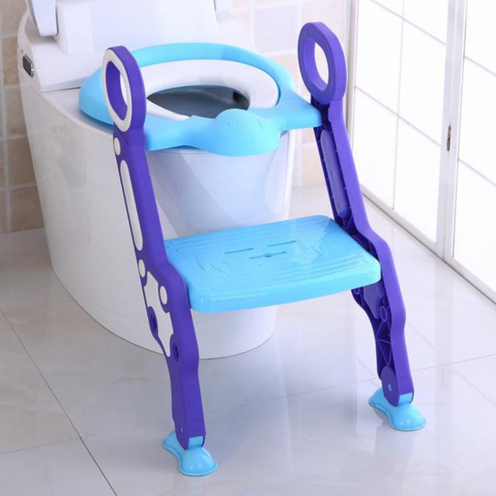 Premium Kids Potty Trainer Toilet Seat - Blue image