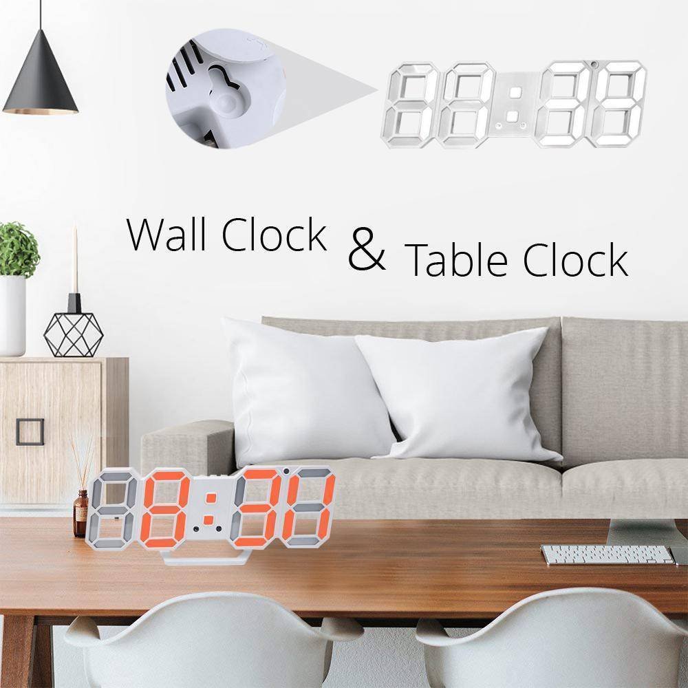 Large 3D Modern Digital LED Wall Clock image 6