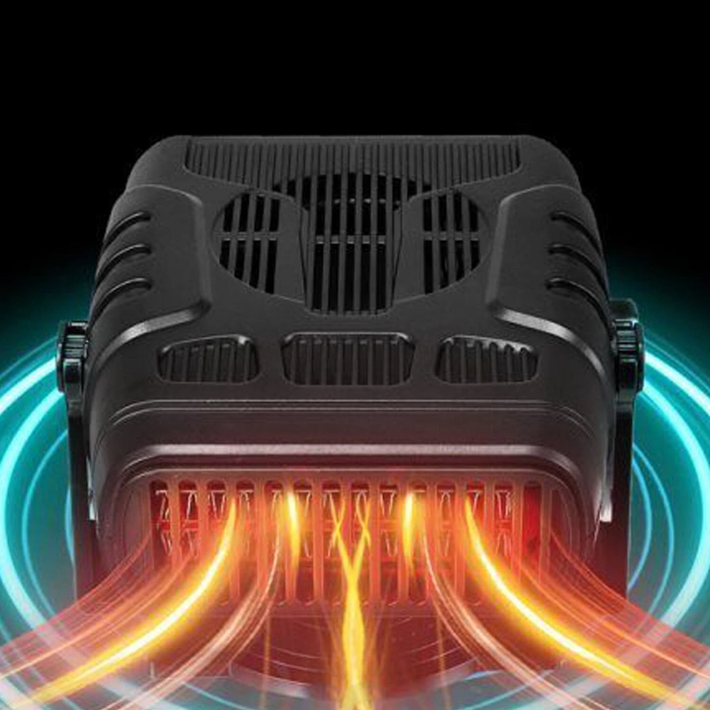 Portable Compact 12V Car Windshield Space Heater & Defroster image 1