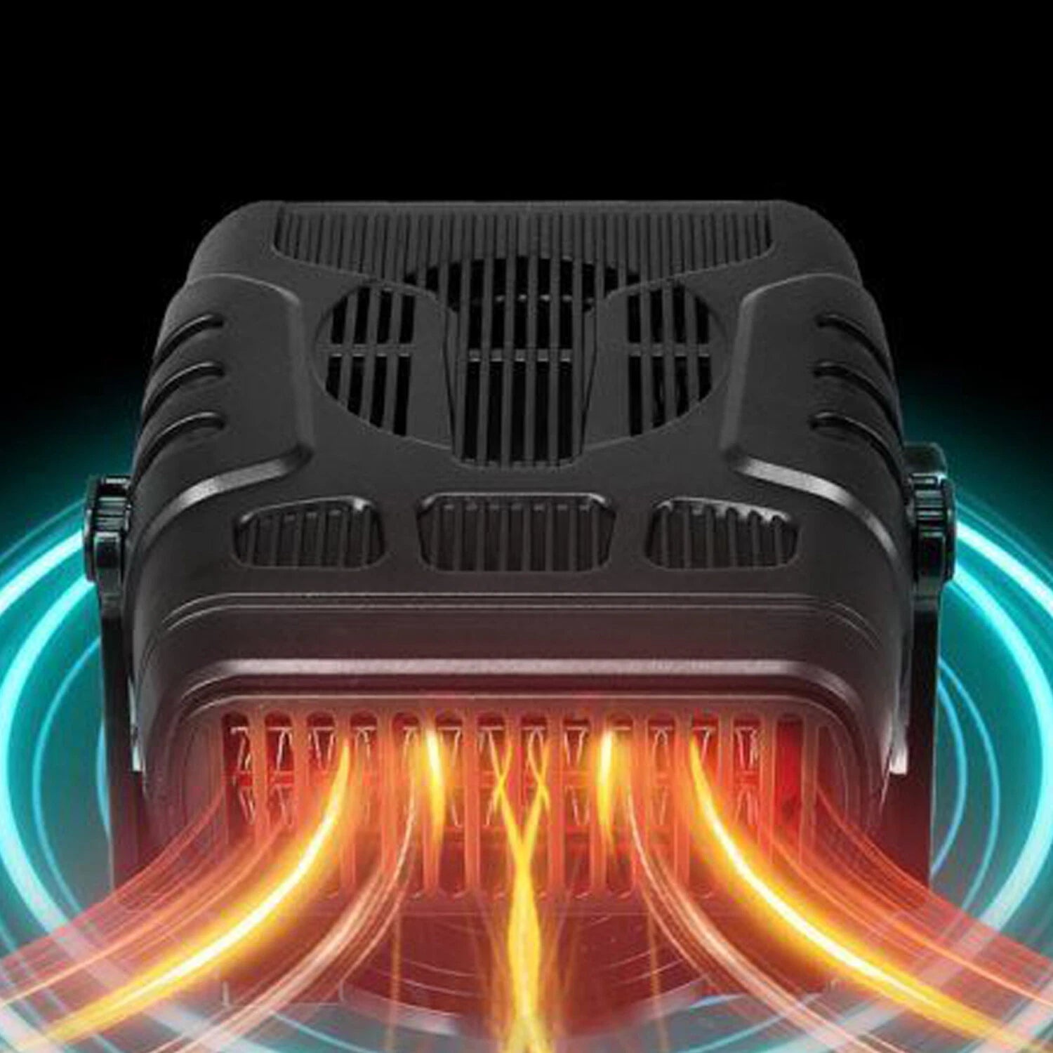 Portable Compact 12V Car Windshield Space Heater & Defroster image 1