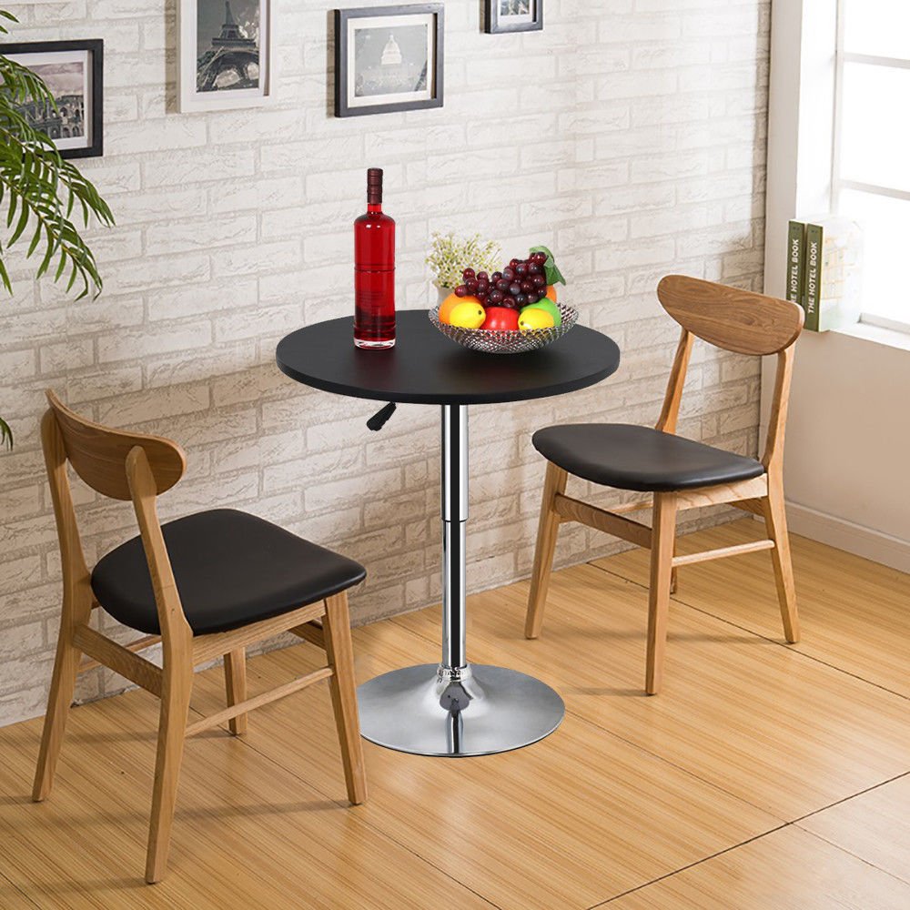 Modern Round High Top Patio Bistro Pub Table image 3