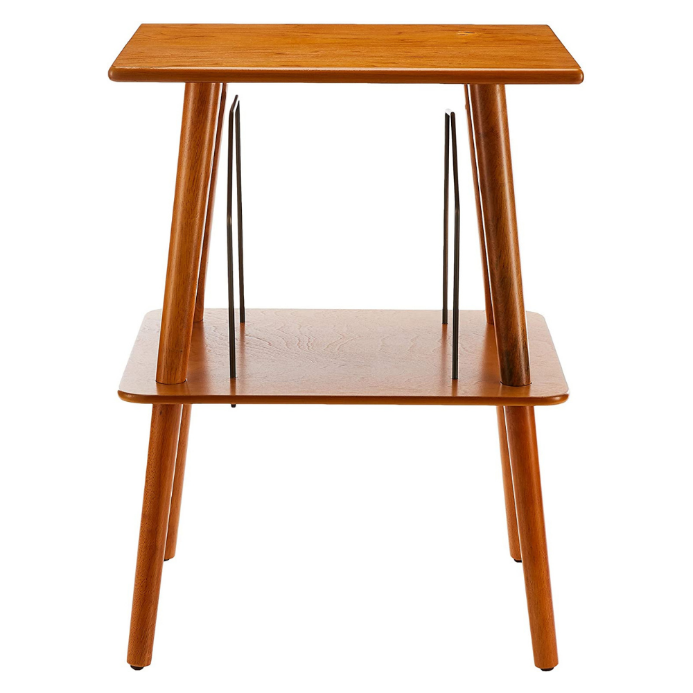 Premium Vinyl Record Player Shelf Storage Stand image 3