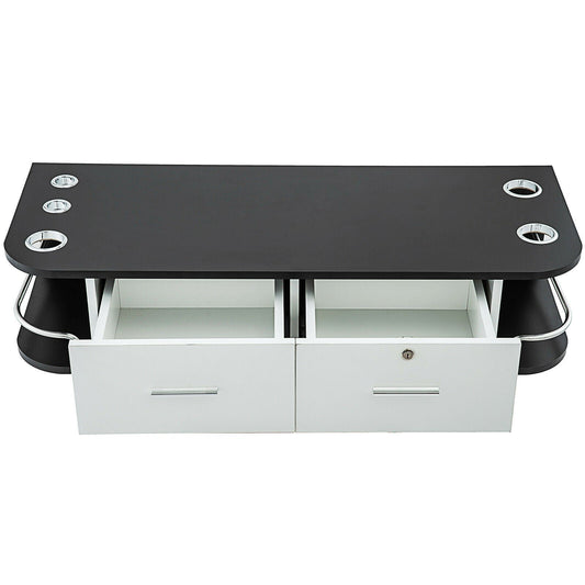 Wall Mounted Hair Salon Styling Barber Station image 0