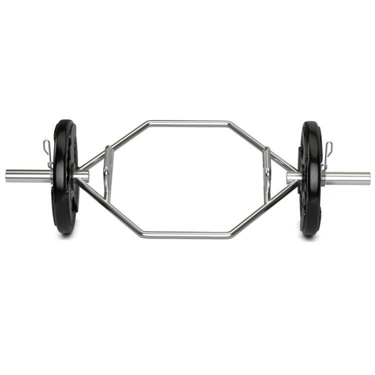 Heavy Duty Hexagon Deadlift Trap Shrug Bar image 2