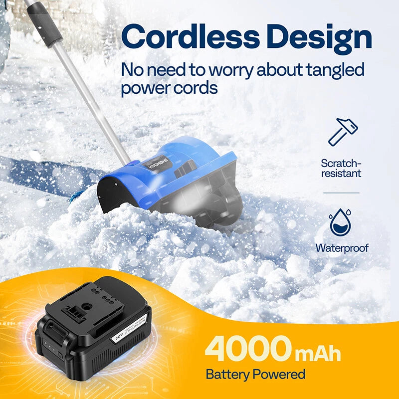 12'' Cordless Battery Powered Snow Blower image 2