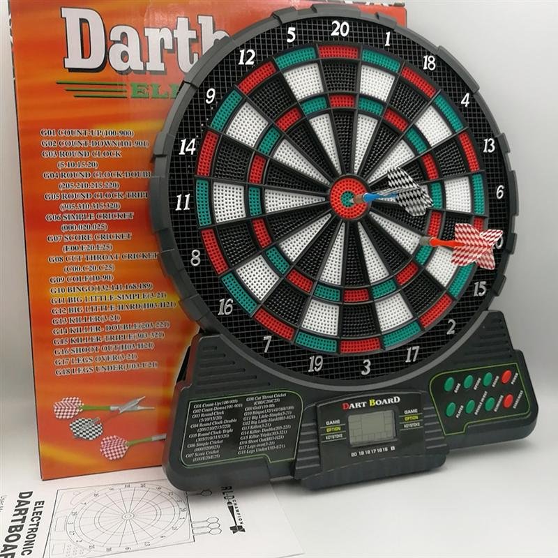 Premium Electronic Standing Soft Tip Dart Board image 0
