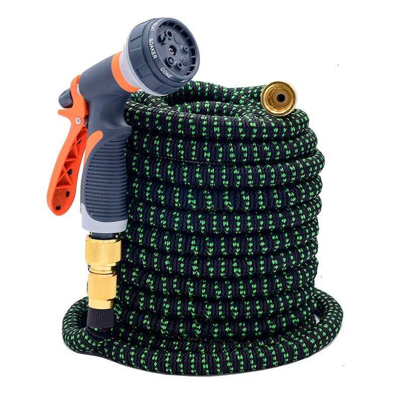 Heavy Duty Expanding Pocket Garden Hose - 75ft, Hose with Spray Gun image