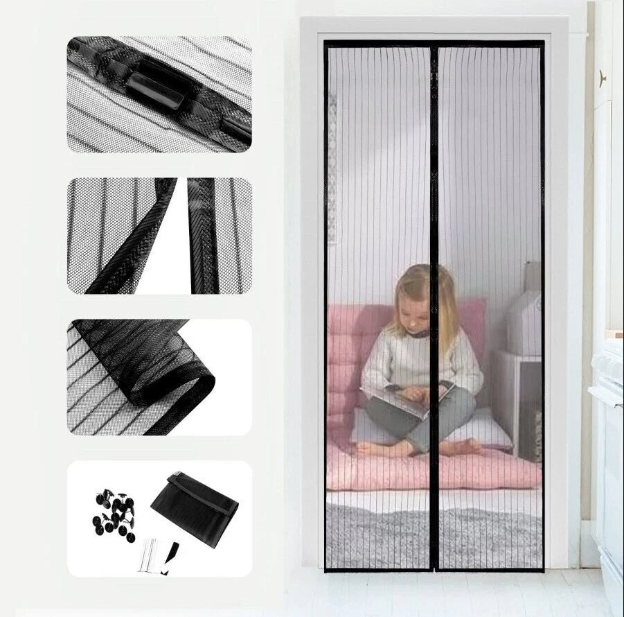 Premium Magnetic Mesh Screen Door Net image 4