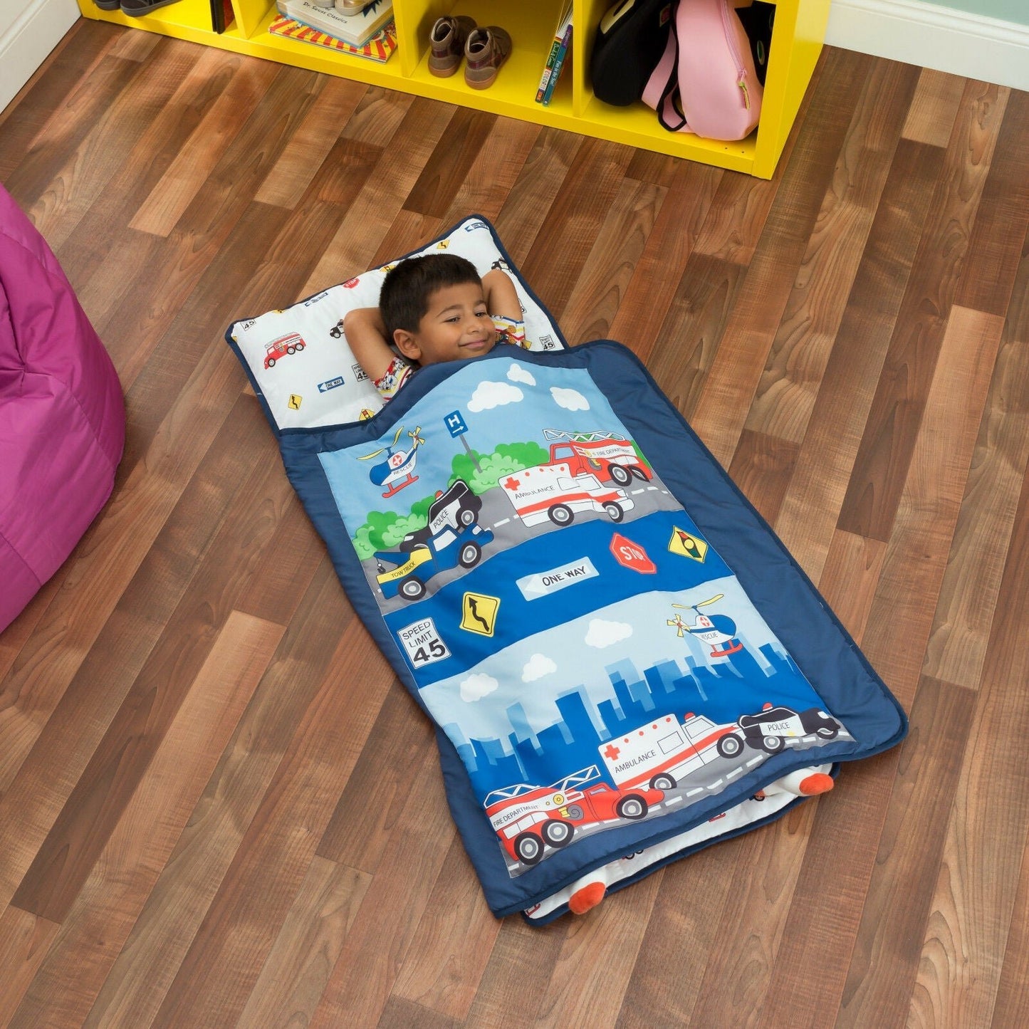Large Spacious Kids Kindergarten Daycare Nap Mat With Pillow image 0