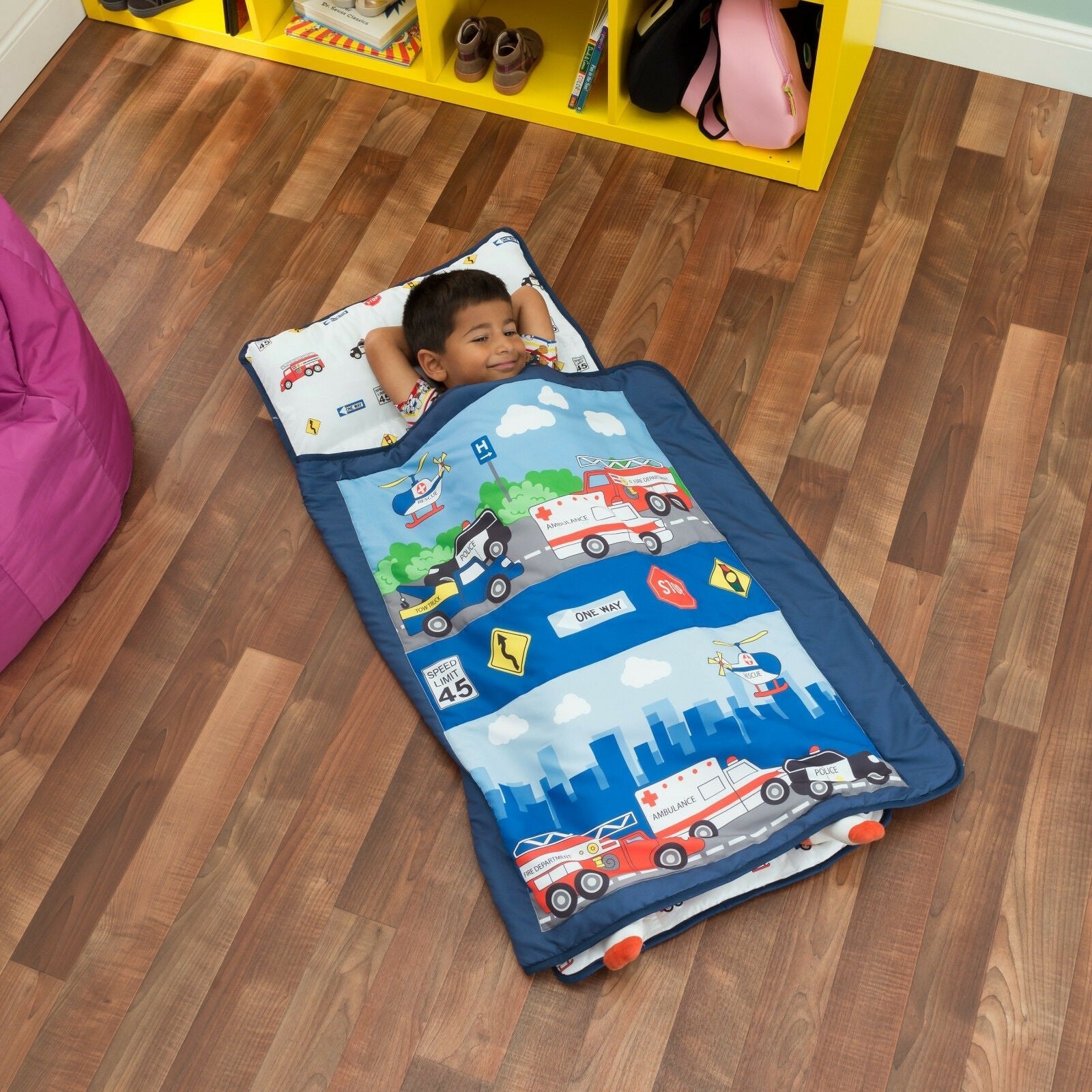 Large Spacious Kids Kindergarten Daycare Nap Mat With Pillow image 0