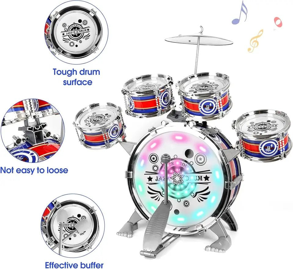 Ultimate Kids Junior Drum Kit Set image 2