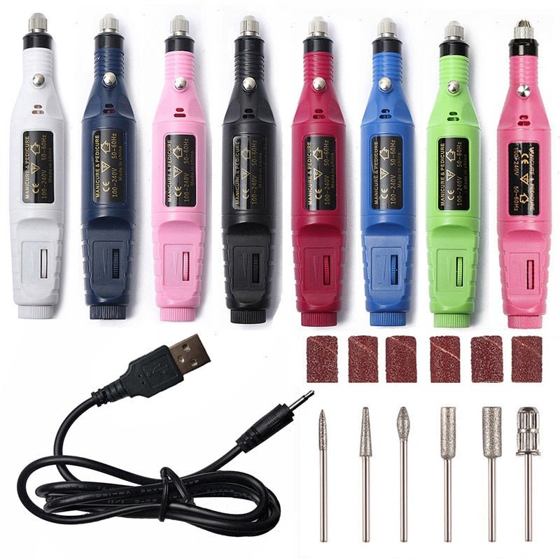 Portable Electric Nail File Drill Machine Kit image 0